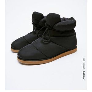 Zara Puffer boots New